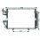 Condensatore per MITSUBISHI PAJERO dal 2000 al 2002