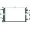 Condensatore per FIAT MULTIPLA dal 2004 al 2010