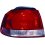 Fanale posteriore esterno ad. Hella per VOLKSWAGEN GOLF  VI GTI dal 2009 al 2012 lato sinistro guidatore