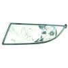 Fendinebbia cromato lampada H8 per SKODA ROOMSTER dal 2010 al 2015 lato sinistro guidatore