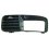 Griglia laterale paraurto con foro fendinebbia per VOLKSWAGEN CADDY dal 1995 al 2004 lato sinistro guidatore