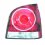 Fanale posteriore rosso per VOLKSWAGEN POLO dal 2005 al 2009 lato destro passeggero