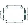 Condensatore per TOYOTA COROLLA dal 2004 al 2007