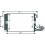 Condensatore per AUDI A3 dal 2003 al 2005