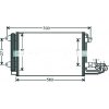 Condensatore per SEAT LEON dal 2005 al 2009