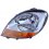 Proiettore fan. arancio per RENAULT KANGOO dal 2003 al 2007 lato sinistro guidatore