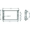 Radiatore acqua per FIAT STRADA dal 2003 al 2005