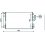 Condensatore per KIA SPORTAGE dal 2008 al 2010
