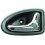 Maniglia apriporta interna anteriore cromata per RENAULT SCENIC dal 1996 al 1999 lato destro passeggero