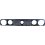 Griglia radiatore 4 fari bordo nero per VOLKSWAGEN GOLF  II dal 1989 al 1991