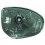 Piastra specchio retrovisore termica per MAZDA 6 dal 2007 al 2010 lato sinistro guidatore
