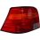 Fanale posteriore berlina arancio per VOLKSWAGEN GOLF  IV dal 1997 al 2003 lato sinistro guidatore