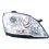 Proiettore cromato per MERCEDES-BENZ M W164 dal 2008 al 2011 lato destro passeggero