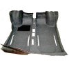 Tappeto preformato moquette nero per FIAT 500 dal 1965 al 1975