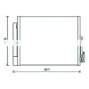 Condensatore per OPEL MERIVA dal 2014