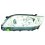 Proiettore cromato per TOYOTA RAV 4 dal 2010 al 2012 lato destro passeggero