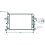 Radiatore acqua per OPEL ASTRA H dal 2004 al 2007