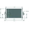 Intercooler per CITROEN XANTIA dal 1993 al 1998