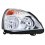 Proiettore cromato per RENAULT CLIO dal 2001 al 2005 lato destro passeggero