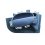 Maniglia apriporta interna grigia per PEUGEOT 206 dal 1998 al 2009 lato destro passeggero