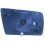Piastra specchio retrovisore termica per MERCEDES-BENZ C W202 dal 1993 al 1997 lato sinistro guidatore