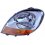Proiettore fan. arancio per RENAULT KANGOO dal 2003 al 2007 lato destro passeggero