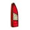 Fanale posteriore nero 1 porta per PEUGEOT PARTNER/RANCH dal 2012 al 2015 lato sinistro guidatore