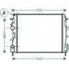Radiatore acqua per RENAULT KANGOO dal 2003 al 2007
