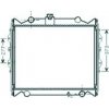 Radiatore acqua per TOYOTA LAND CRUISER dal 1996 al 2002