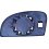 Piastra specchio retrovisore termica per HYUNDAI GETZ dal 2002 al 2005 lato destro passeggero