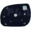Piastra specchio retrovisore termica per TOYOTA RAV 4 dal 2010 al 2012 lato destro passeggero