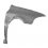 Parafango anteriore per RENAULT LAGUNA dal 2001 al 2005 lato sinistro guidatore