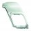 Cornice foro marmitta argento per LAND ROVER EVOQUE dal 2011 al 2015 lato destro passeggero