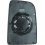 Piastra specchio retrovisore superiore 01-06-05-09 per VOLKSWAGEN CRAFTER dal 2006 al 2017 lato sinistro guidatore