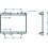 Radiatore acqua per CITROEN C5 dal 2004 al 2008