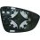 Piastra specchio retrovisore termica 07-08-09-11 per VOLKSWAGEN NEW BEETLE dal 2012 lato sinistro guidatore