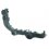 Staffa paraurto posteriore per SUZUKI SWIFT dal 2010 al 2017 lato sinistro guidatore