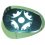 Piastra specchio retrovisore 09-09-03-11 per LANCIA YPSILON dal 2006 al 2011 lato sinistro guidatore