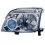 Proiettore regolazione elettrica per NISSAN X-TRAIL dal 2001 al 2007 lato sinistro guidatore