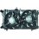 Modulo termico 1.9 MJ Rad. 46546944 Cond. 46788052 Vent. 51753624 per FIAT PUNTO dal 1999 al 2003