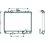 Radiatore acqua per MITSUBISHI L200 dal 2001 al 2005