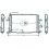 Radiatore acqua per OPEL ASTRA H GTC dal 2005 al 2009