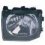 Proiettore per MITSUBISHI PAJERO dal 1991 al 1997 lato sinistro guidatore