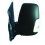 Retrovisore manuale nero braccio corto freccia bianca per FORD TRANSIT dal 2014 lato destro passeggero