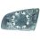 Piastra specchio retrovisore termica per AUDI A3 dal 2004 al 2008 lato destro passeggero