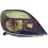 Proiettore nero per RENAULT SCENIC dal 1999 al 2003 lato sinistro guidatore