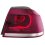 Fanale posteriore esterno led 10-08-12-10 per VOLKSWAGEN GOLF  VI GTI dal 2009 al 2012 lato destro passeggero