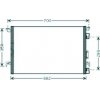 Condensatore per OPEL SIGNUM dal 2003 al 2005