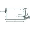 Radiatore acqua per CITROEN ZX dal 1991 al 1997