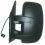 Retrovisore elettrico nero per OPEL MOVANO dal 2003 al 2010 lato sinistro guidatore